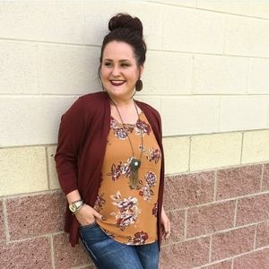 Reversable floral tank top